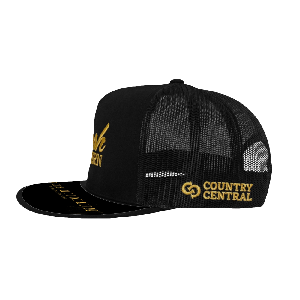 Fresh Western X Country Central Hat – Solid Country Gold Side